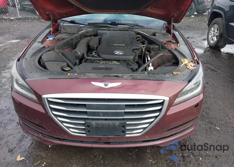 2015 Hyundai Genesis 3.8 из США, поврежденный, VIN KMHGN4JE7FU020583